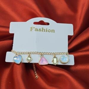Opal Charm Gold Bracelet for Women