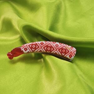 Vintage Floral Banana Hair Clip