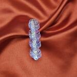 Iris Crystal Leaf Luxe Catch Clip