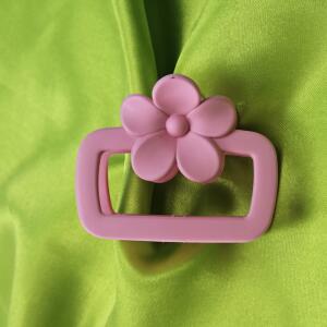 Soft Floral Hair Claw Clip