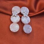 Rose Marble Floral Hair Clip Set