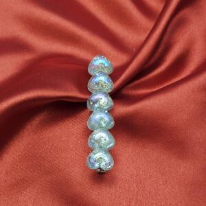 Iridescent Heart Glow Catch Clip