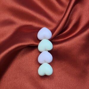 Pastel Hearts Charm Catch Clip