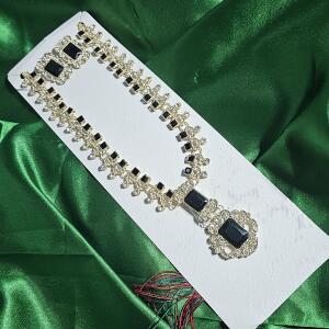 Midnight Noir Black Stone Necklace