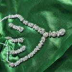 Pearl Drop Crystal Elegance Necklace Set