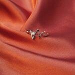 Heartbeat Spark Adjustable Ring – Love Pulse Collection