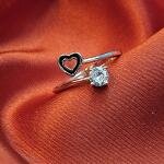 HeartSpark Adjustable Ring – Love & Shine Collection
