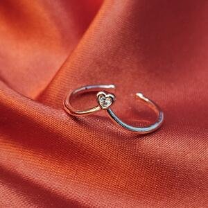 Heart of Shine Adjustable Ring – Romantic Spark Collection
