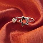 Starlight Adjustable Ring – Twisted Glow Collection