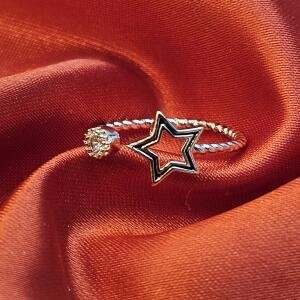 Starlight Adjustable Ring – Twisted Glow Collection