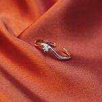 Wave Shine Adjustable Ring – Minimal Elegance Collection